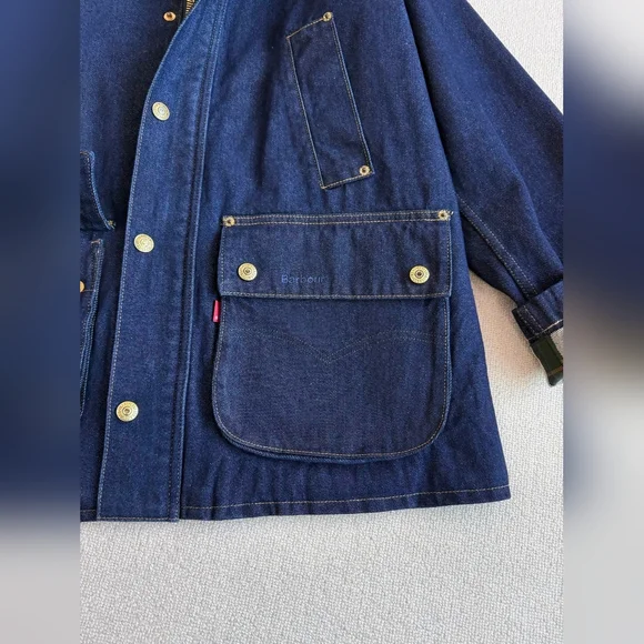 Barbour x Levi's Oversized Bedale Denim Jacket